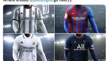 Berbagai spekulasi pun merebak akan ke mana tujuan Pogba selanjutnya. Foto: Twitter