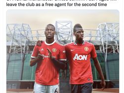 Meme Kocak Paul Pogba Tinggalkan MU dan Merapat ke Juventus