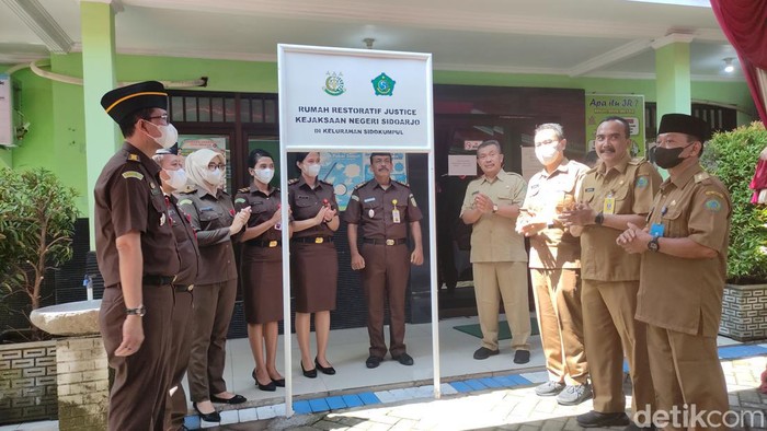Peresmian 20 rumah restorative justice di Sidoarjo