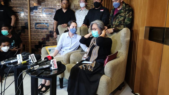 Pihak keluarga Justin Frederick (Matius Alfons-detikcom)