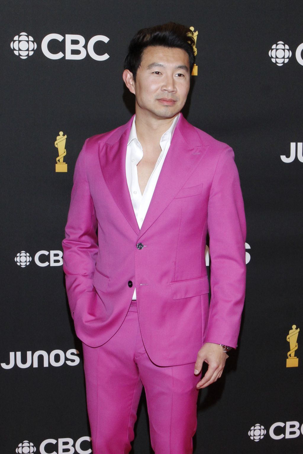 TORONTO, ONTARIO - MAY 15: Simu Liu attends the 2022 JUNO Awards Broadcast at Budweiser Stage on May 15, 2022 in Toronto, Ontario. (Photo by Jeremy Chan/Getty Images)