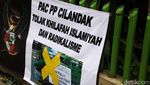 Spanduk Tolak Paham Khilafah Terlihat di Fatmawati Jaksel