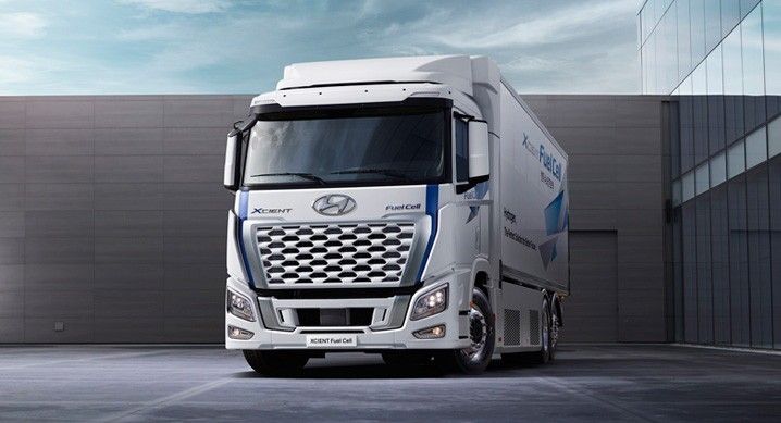 Truk hidrogen Hyundai Xcient mulai beroperasi di New Zealand.