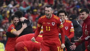 Tumbangkan Ukraina, Wales Lolos ke Piala Dunia Setelah 64 Tahun Absen