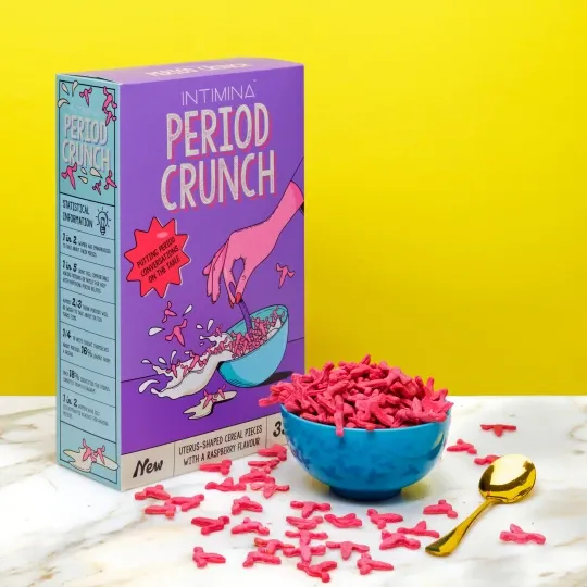 Unik! Ada Sereal Tema Menstruasi yang Berbentuk Rahim