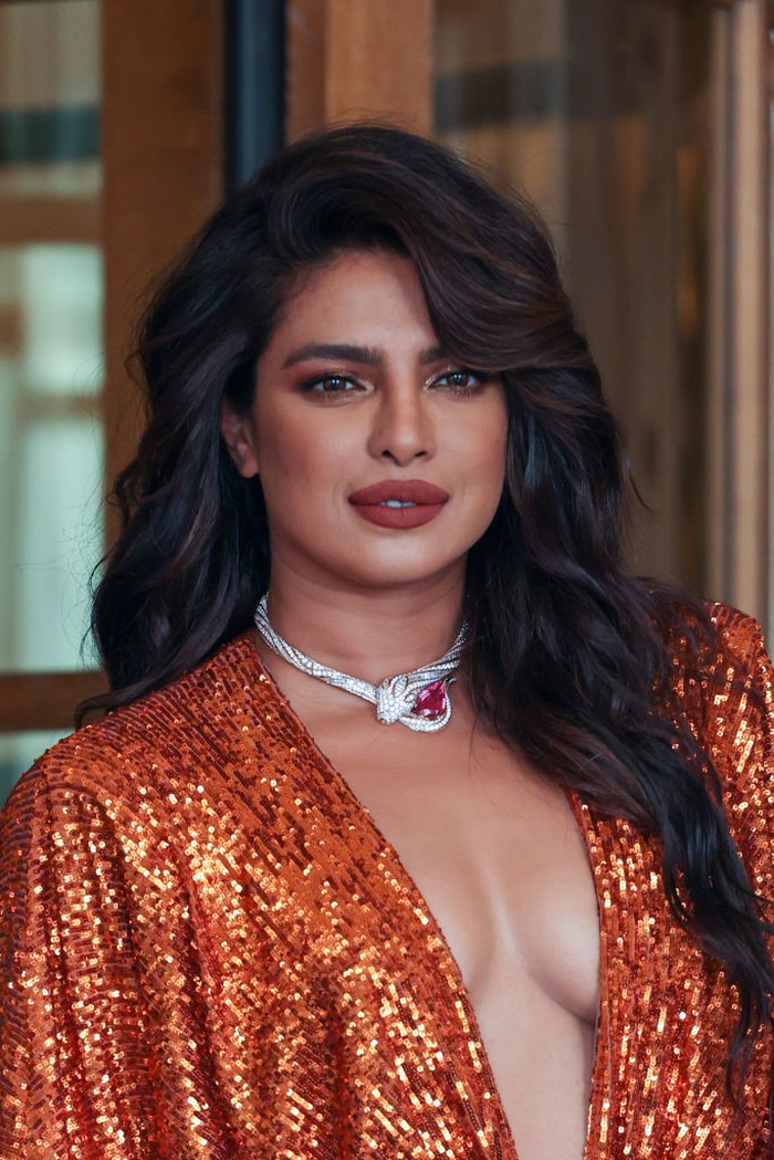 1401383926 PARIS, FRANCE - JUNE 06: : Actress Priyanka Chopra is seen outside the Ritz Hotel on June 06, 2022 in Paris, France. (Photo by Pierre Suu/GC Images)
