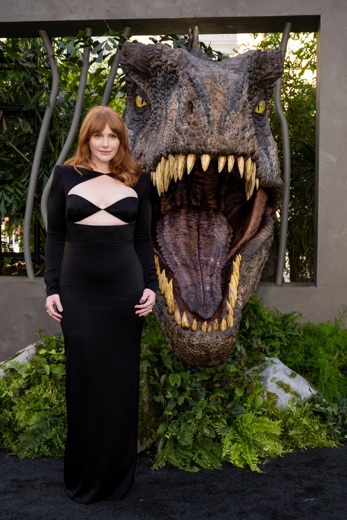 HOLLYWOOD, CALIFORNIA - JUNE 06: Bryce Dallas Howard arrives at the Los Angeles premiere of Universal Pictures' 'Jurassic World Dominion' on June 06, 2022 in Los Angeles, California. (Photo by Emma McIntyre/WireImage)