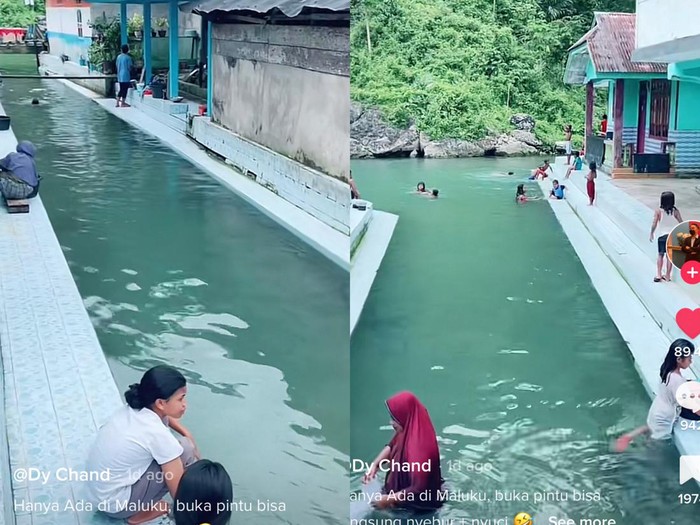 Keindahan sungai Air Sinahu, Maluku. Keindahan sungai Air Sinahu, Maluku.