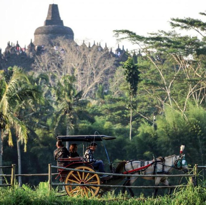 Candi Borobudur di Magelang, Jawa Tengah