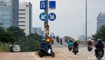 Cekrek, Pemotor Bandel Lawan Arah di Jl TB Simatupang Jaksel
