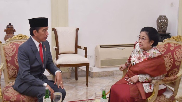 Jokowi Bertemu Megawati di Istana