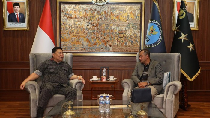 Kepala BNN RI Temui Wamenkumham RI