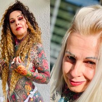 2022/2022/2013. Today a picture of me without makeup #changes, begitu keterangan fotonya. Foto: dok. Instagram/@tattoo_butterfly_flower