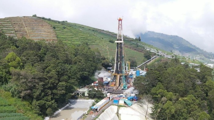 Lokasi uji alir sumur PLTP Dieng 2 di Banjarnegara