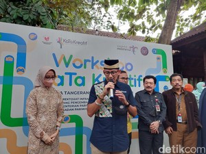 Dorong Ekraf di Pinggir Ibu Kota, Sandiaga: Kerja di Jakarta, Ngopi di Tangsel