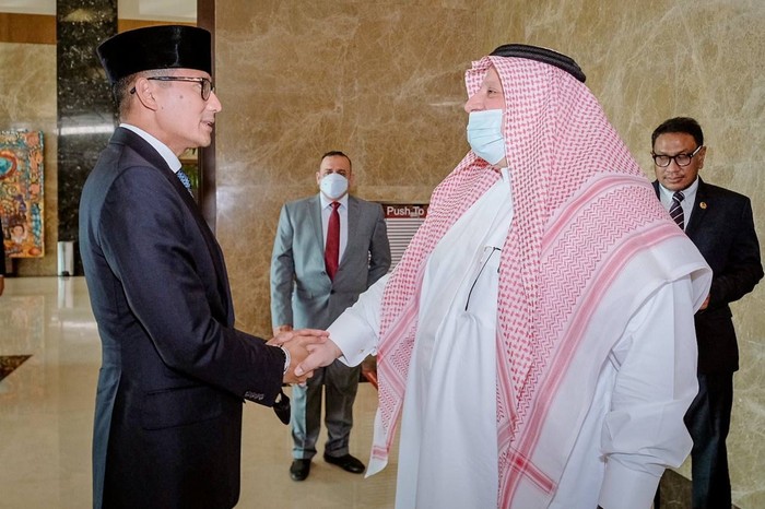 Menparekraf Sandiaga Uno dan Pihak Pemerintah Arab Saudi