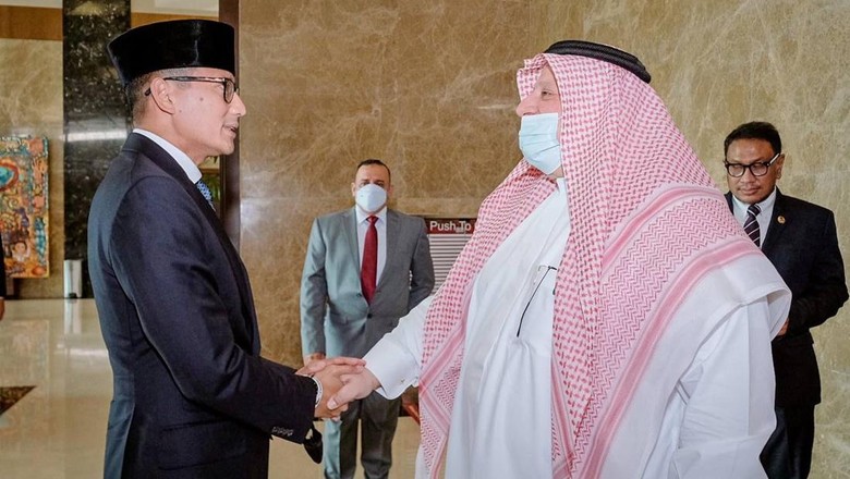 Menparekraf Sandiaga Uno dan Arab Saudi Menparekraf Sandiaga Uno dan Pihak Pemerintah Arab Saudi