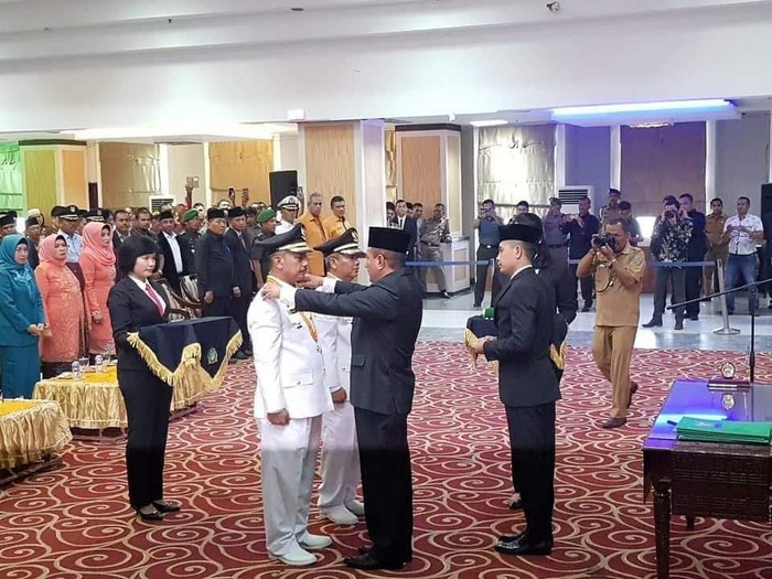 Pelantikan Bupati dan Wakil Bupati Padang Lawas pada tahun 2019 yang lalu