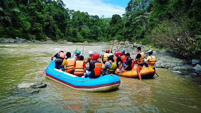Rafting di Geopark Merangin