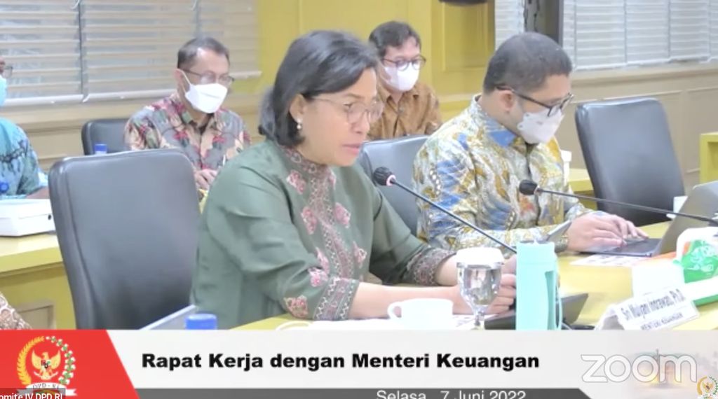 Rapat Kerja Komite IV DPD RI dengan Menteri Keuangan RI