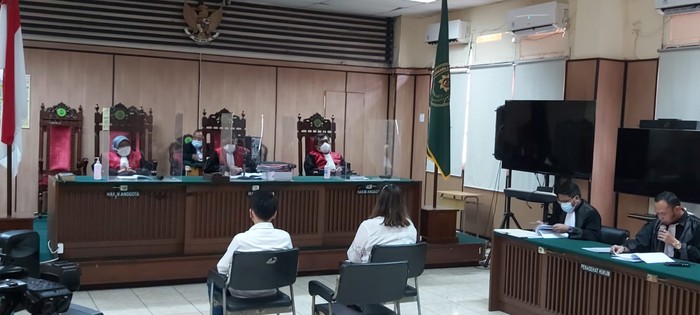 Sidang perkara ITE Adam Deni Gearaka