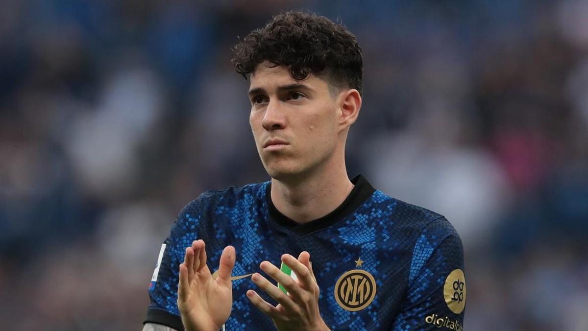 Bek Inter Milan, Alessandro Bastoni. (Foto: Emilio Andreoli - Inter via Getty Images)