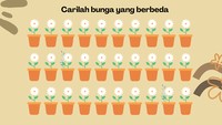 Ada berapa bunga yang berbeda?