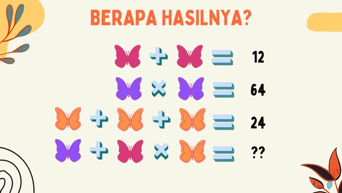 asah otak Teka-teki Matematika Ini Bikin Pusing? Artinya Otak Kamu Kurang Asupan