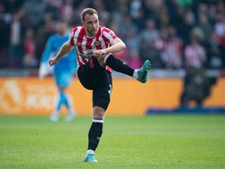 Selama membela Brentford pada pertengahan musim 2021/2022 kemarin, Eriksen tampil cukup oke. Empat assist dan satu gol dikemasnya dari 11 laga (Getty Images)