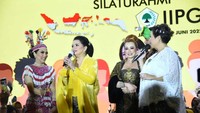 Ketua Umum IIPG Yanti Airlangga Hartarto mengungkapkan bahwa Silaturahmi Nasional ini sebentuk konsolidasi dari istri partai Golkar yang tersebar di 33 Provinsi di Indonesia.