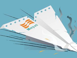 Merpati Akhirnya Kandas
