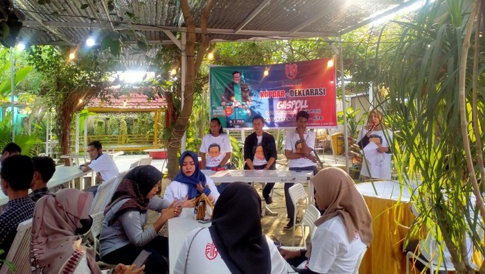 Komunitas Gus Muhaimin Asik Poll (Gaspoll) Kabupaten Dompu, NTB, dukung Ketua Umum DPP PKB, Muhaimin Iskandar sebagai calon presiden pada Pemilu 2024.