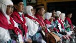 Momen Emosional Melepas Jemaah Calon Haji di Jakut