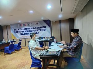 Sukses di Bengkulu, LSP-BWI & Bank Mega Syariah Uji Kompetensi Nazhir di DKI