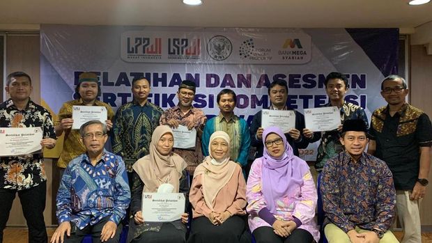 LSP-BWI & Bank Mega Syariah Uji Kompetensi Nazhir di Jakarta