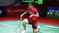 Gregoria Mariska Tunjung berhasil melaju ke 16 besar Indonesia Masters 2022.