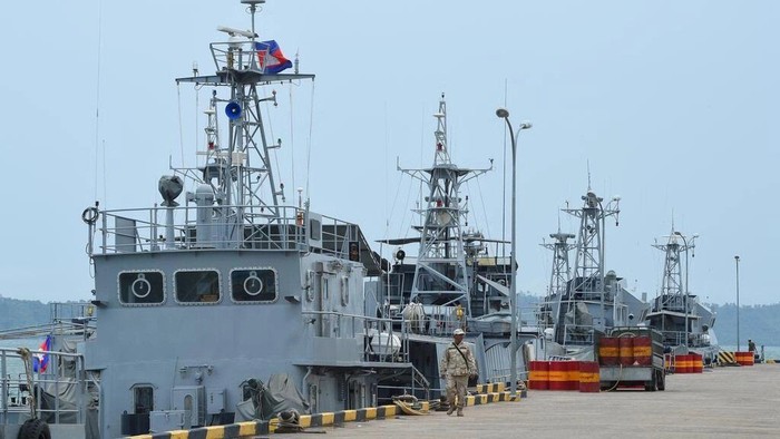 Cambodias Ream naval base has been a running sore spot in US-Cambodian relations for years TANG CHHIN Sothy AFP