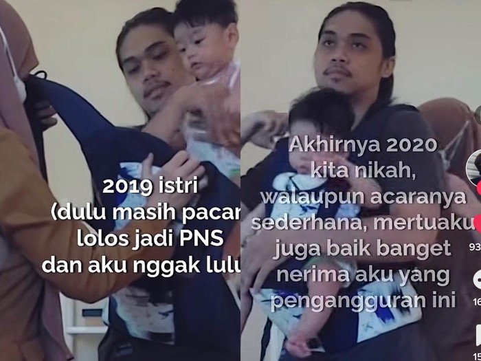Pasangan suami istri viral di media sosial. Pasangan suami istri viral di media sosial.