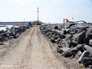 Penampakan Terkini Proyek Pelabuhan Sanur