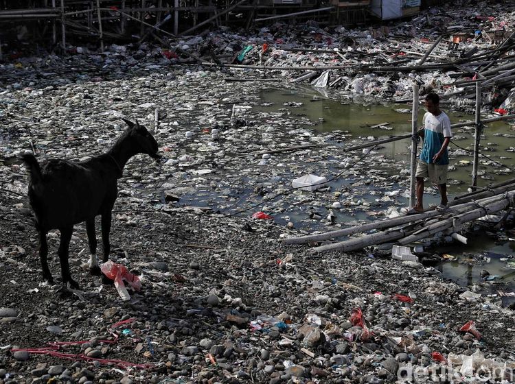 Pesisir Jakarta Dikepung Tumpukan Sampah