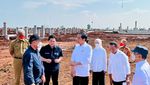 Momen Ganjar-Erick Thohir Jalan Berdampingan Saat Dampingi Jokowi