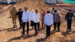 Momen Ganjar-Erick Thohir Jalan Berdampingan Saat Dampingi Jokowi