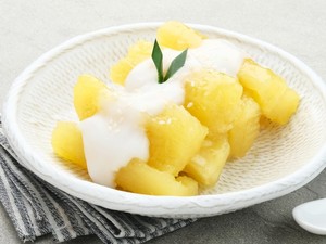 Resep Singkong Thailand yang Manis Creamy Buat Camilan Sore