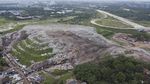 Foto Udara TPA Burangkeng Bekasi yang Akan Diperluas, Sampah Membludak