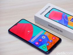 Unboxing Samsung Galaxy M33 5G RAM 8 GB Biru Menggoda