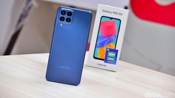 Inilah Galaxy M33 5G yang diluncurkan Samsung pada April. Foto: Adi Fida Rahman/detikINET