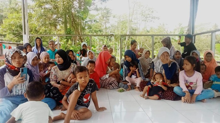 Warga korban tsunami Pandeglang masih tinggal di hunian sementara (Aris-detikcom)