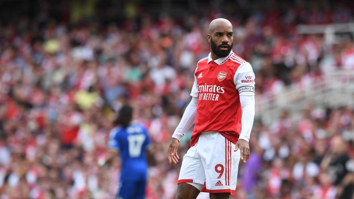 Alexandre Lacazette balik ke Lyon musim depan (Arsenal FC via Getty Images/David Price)