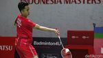 Trick Shot Andalan Bawa Ginting ke Perempatfinal Indonesia Masters