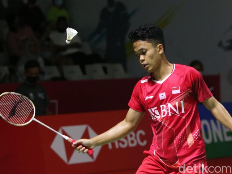Trick Shot Andalan Bawa Ginting ke Perempatfinal Indonesia Masters